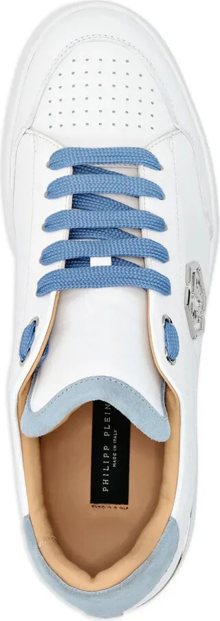 Hexagon panelled low-top sneakers - Image 3