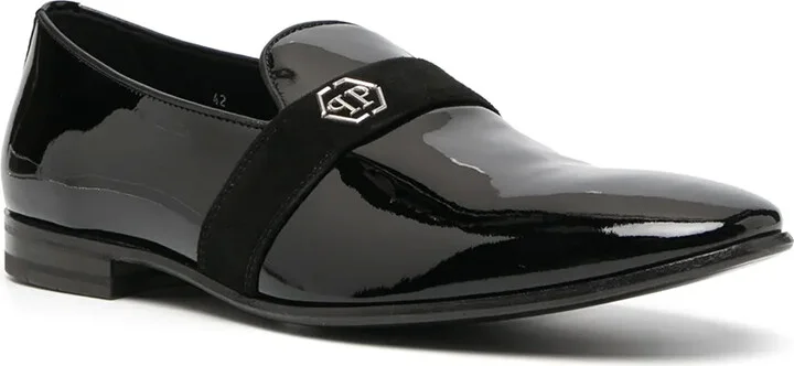 Hexagon plaque loafers - Image 2