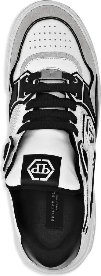 Hexagon rhinestone-embellished sneakers - Image 3