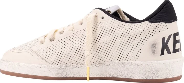 Hf Ball Star Perforated Leather Sneakers - Image 3