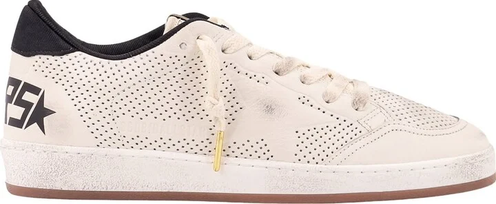 Hf Ball Star Perforated Leather Sneakers