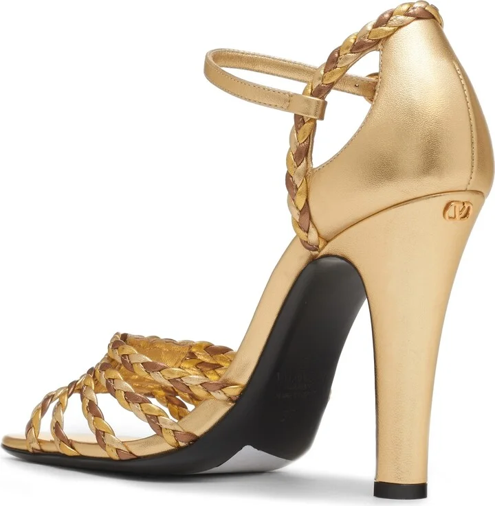 Hi Dolly Metallic Ankle Strap Sandal - Image 2