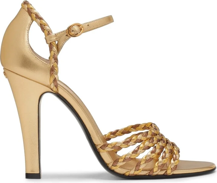 Hi Dolly Metallic Ankle Strap Sandal - Image 3