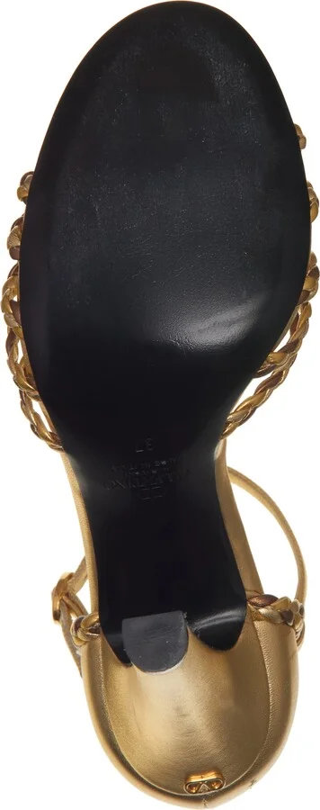 Hi Dolly Metallic Ankle Strap Sandal - Image 6