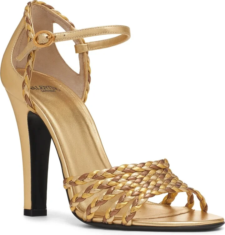 Hi Dolly Metallic Ankle Strap Sandal