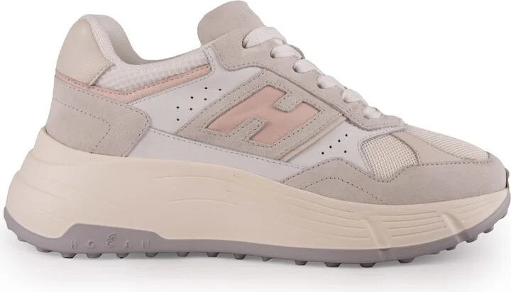 Hi-fi Sneakers In Suede And Mesh