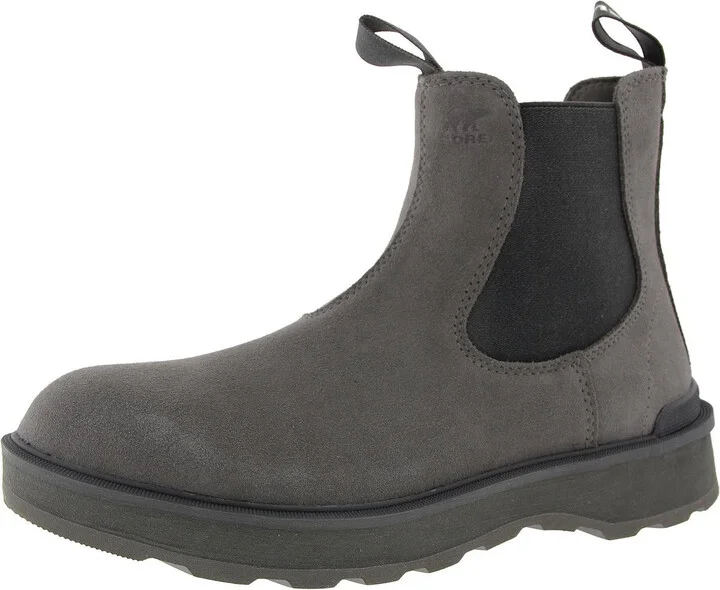 Hi-Line Mens Leather Chelsea Boots