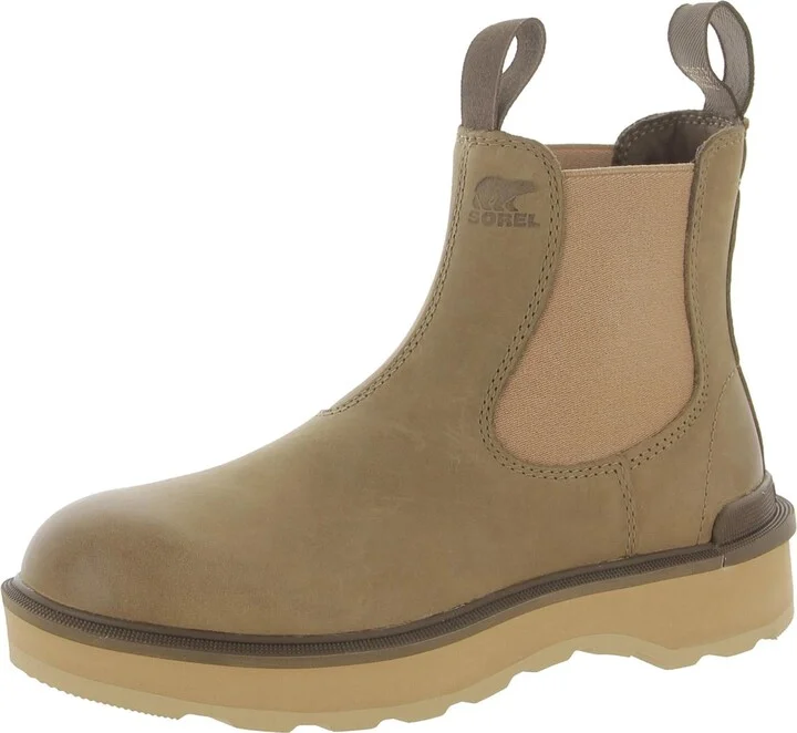 Hi-Line Womens Leather Waterproof Chelsea Boots