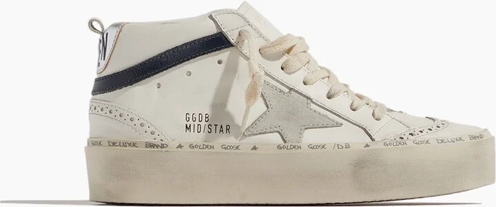 Hi Mid Star Sneaker in White/Ice/Blue/Silver