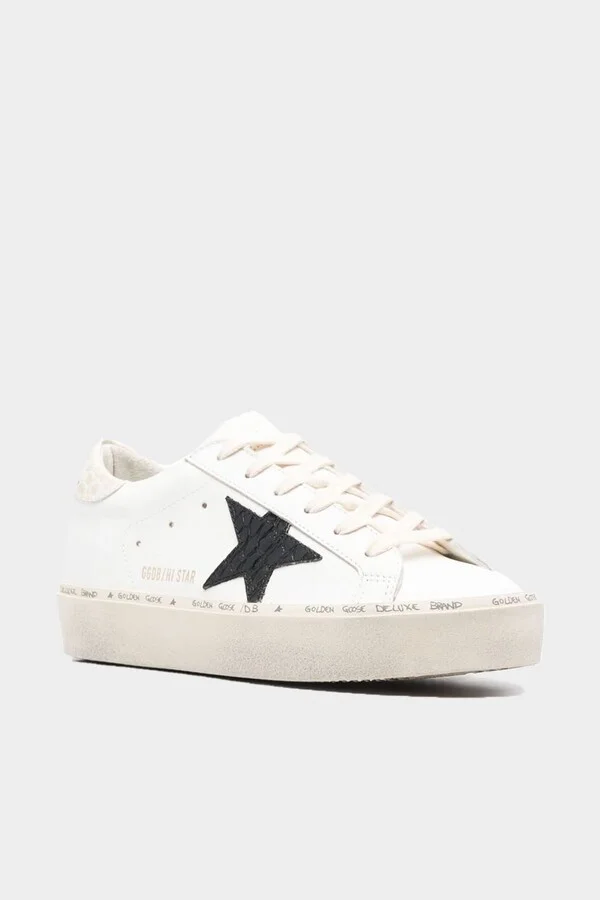 Hi-Star Cocco Black Star Leather Sneaker - Image 2