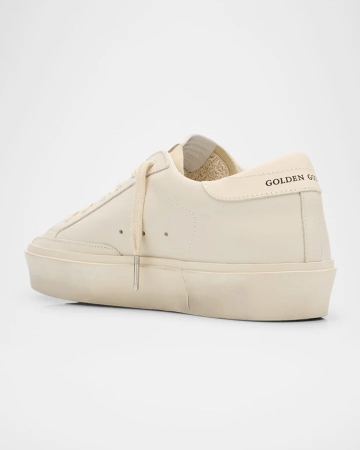 Hi Star Leather Glitter Low-Top Sneakers - Image 6