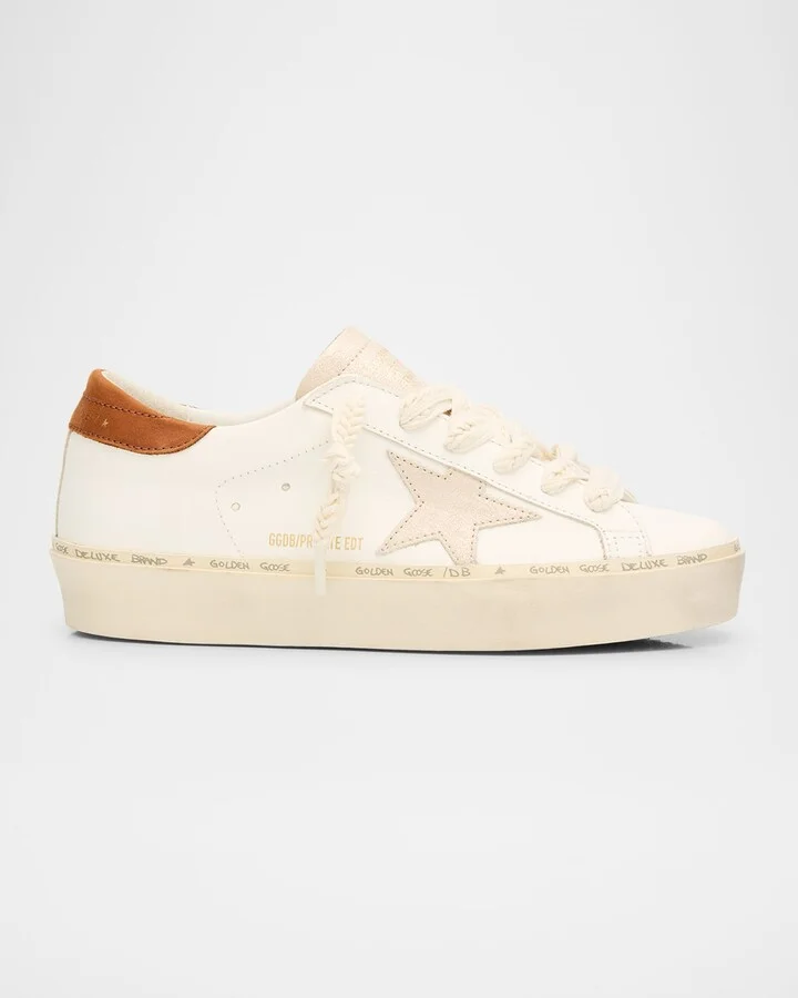 Hi-Star Leather Low-Top Sneakers