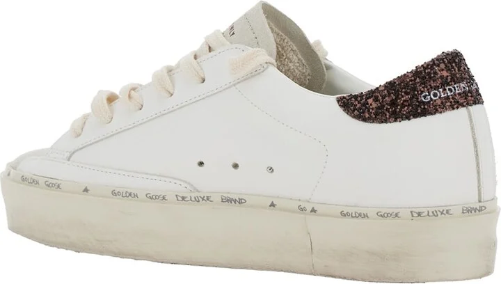 Hi Star Leather Upper Suede Toe Laminated Star Glitter Heel - Image 3