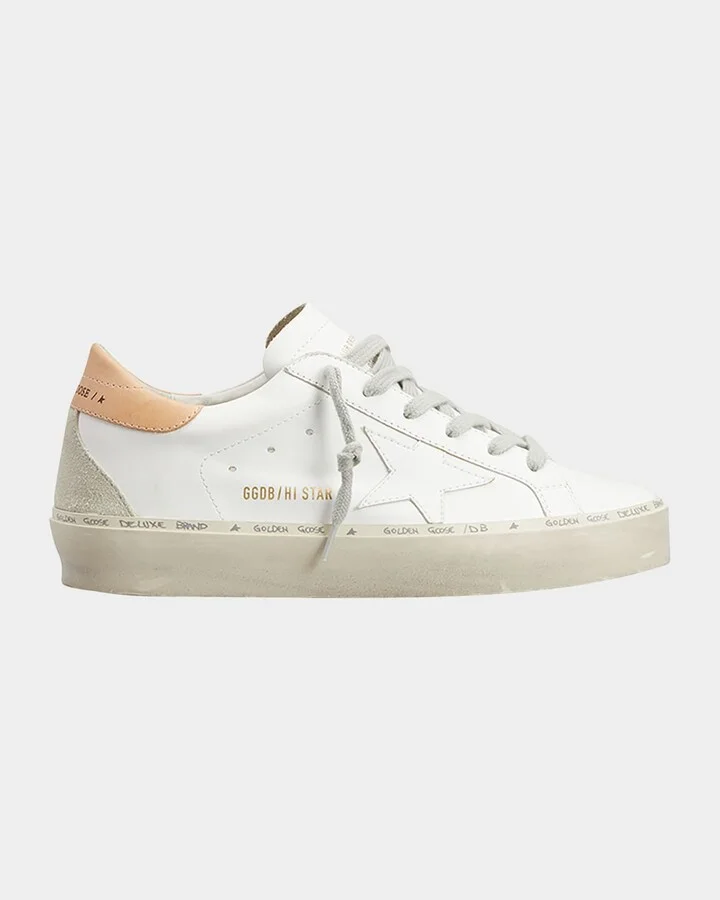 Hi Star Low-Top Leather Sneakers