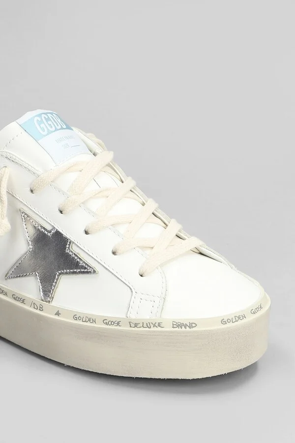 Hi Star Sneakers In White Leather - Image 5