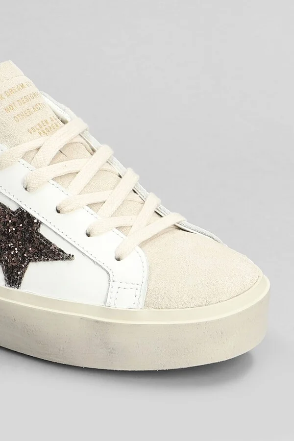 Hi Star Sneakers In White Leather - Image 5