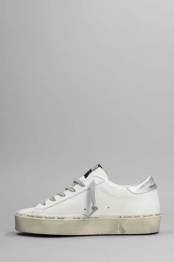 Hi Star Sneakers In White Leather - Image 3
