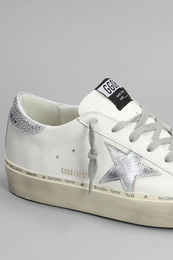 Hi Star Sneakers In White Leather - Image 5