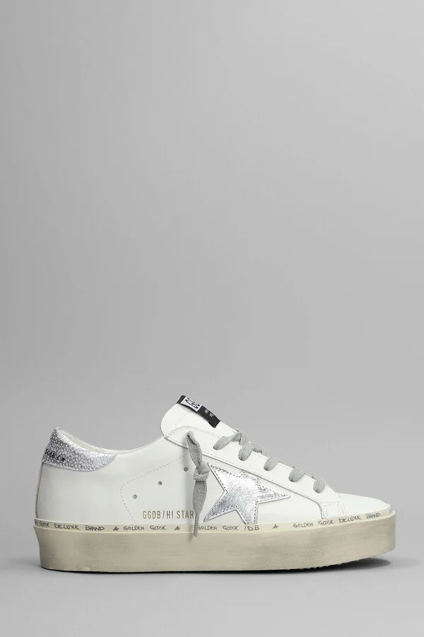 Hi Star Sneakers In White Leather