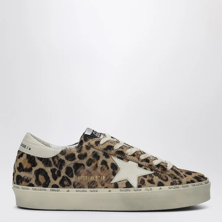 Hi Star Sneakers leopard print in pony hair