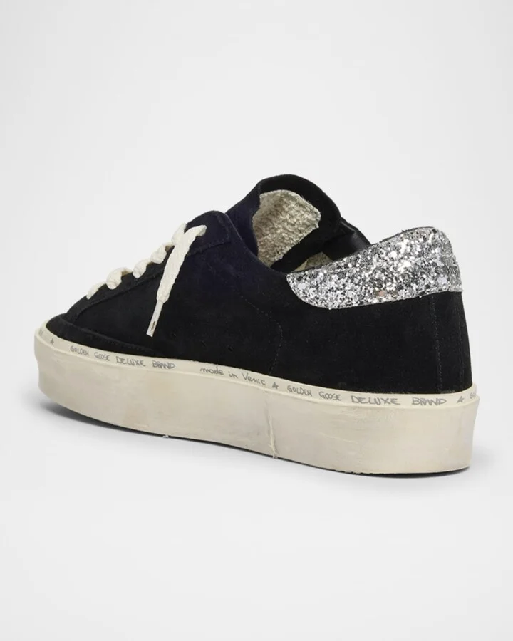Hi Star Suede Glitter Low-Top Sneakers - Image 9