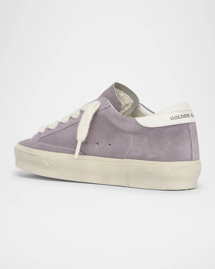 Hi Star Suede Glitter Low-Top Sneakers - Image 3