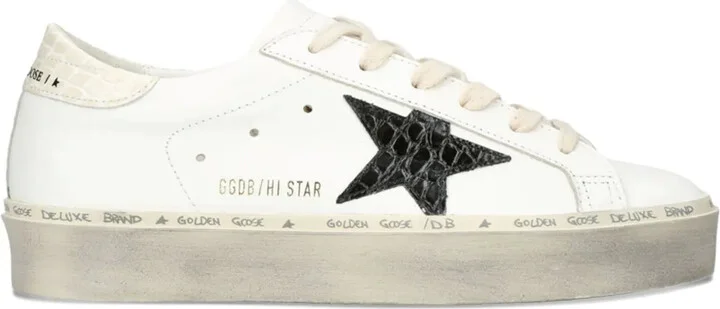 Hi Star "White/Black/Crocodile" sneakers