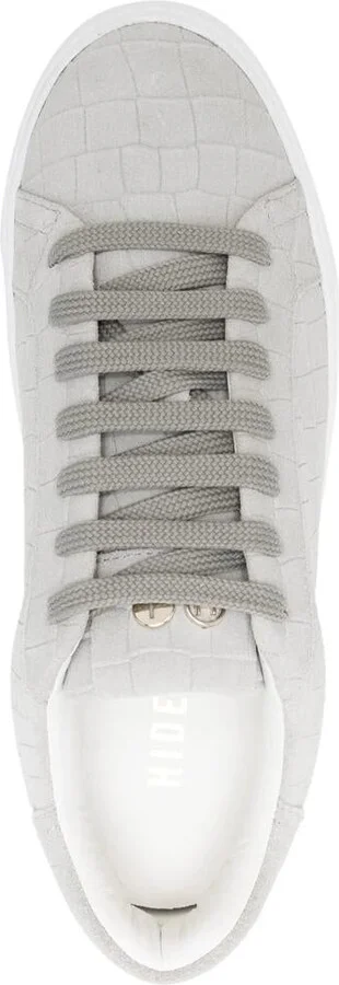 Hide & Jack Low Top Essence Croco Shoes - Image 4