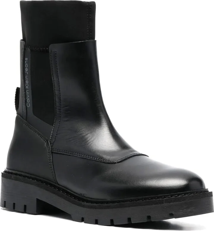high-ankle leather Chelsea boots - Image 2