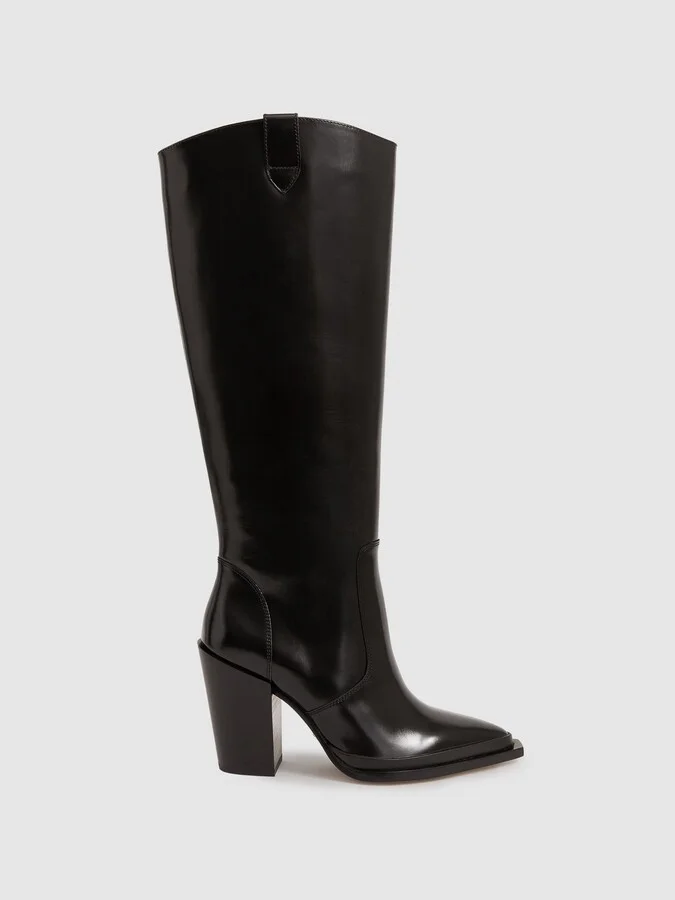 high Block-heel Boots