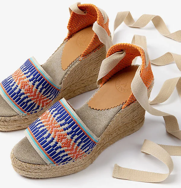 High Costa Savannah Weave Espadrilles - Image 2