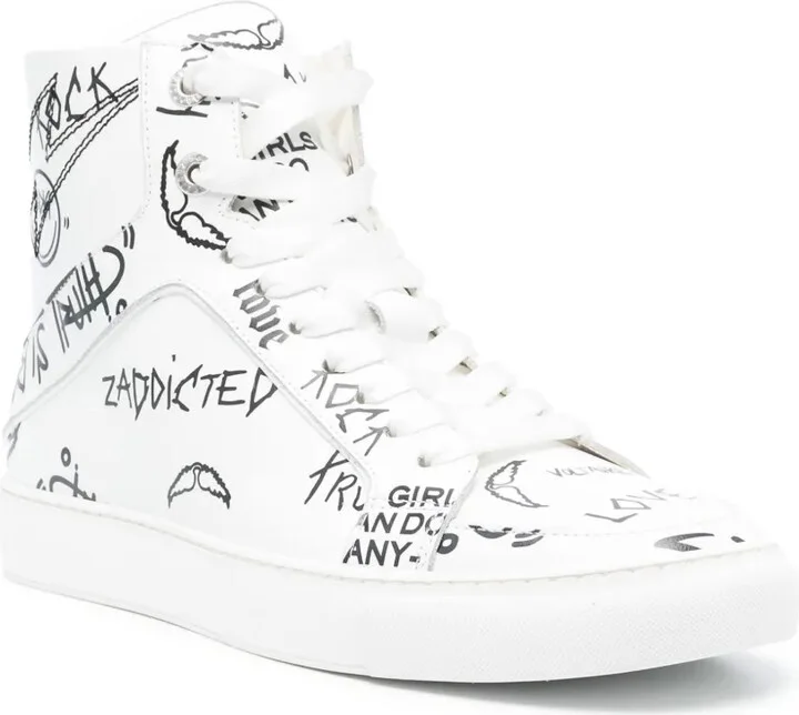High Flash high-top leather sneakers - Image 2