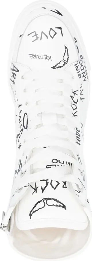 High Flash high-top leather sneakers - Image 4