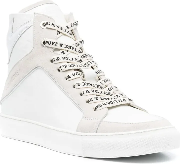 High Flash panelled leather sneakers - Image 2