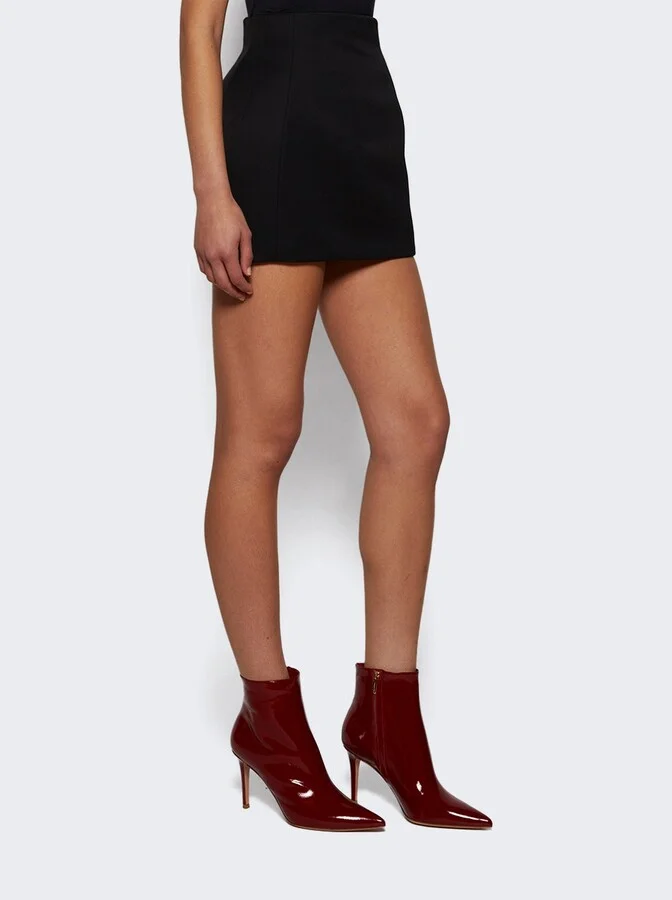 High Heel Ankle Boots Patent Red
