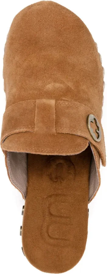 High-Heel Leather Clogs - Image 4