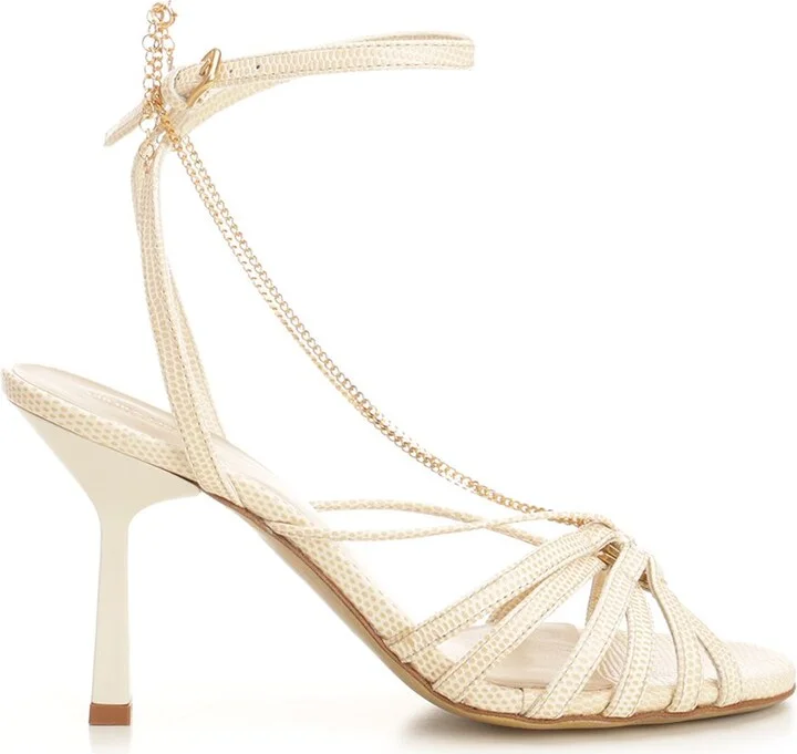 High Heel Sandals Beige