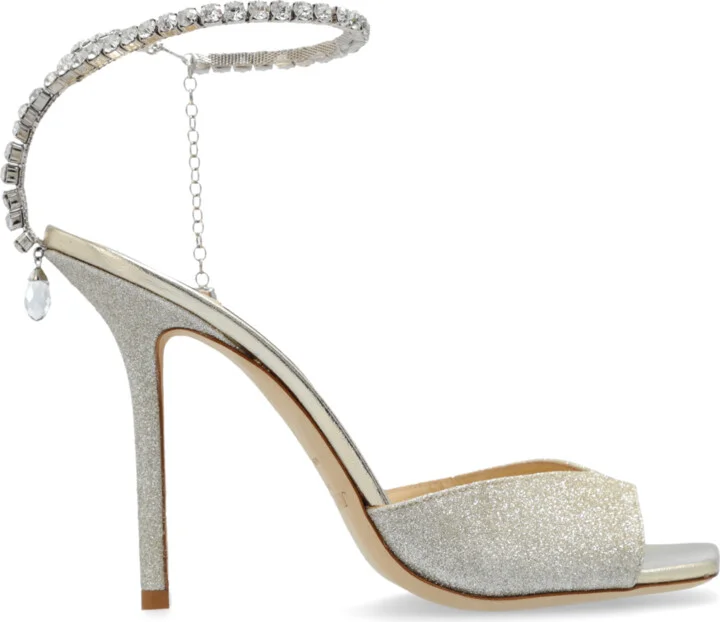 High-heeled Sandals 'Saeda', , - Silver