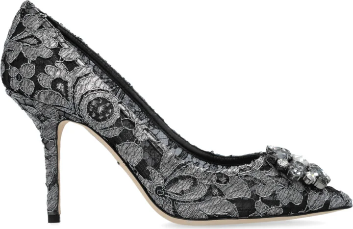 High-heeled Shoes 'Belluccii', , - Silver