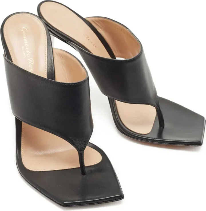 High-Heeled Thong Sandals - Image 2