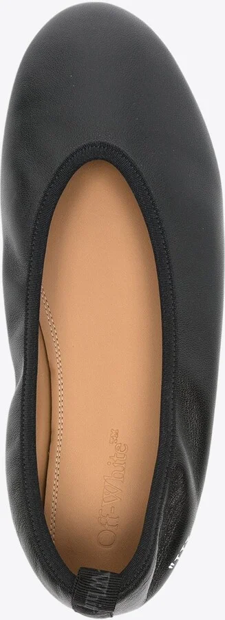High Heels Leather Ballet Flats - Image 3