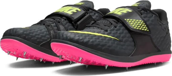 High Jump Elite "Anthracite/Black/Light Lemon Twist/Fierce Pink" sneakers