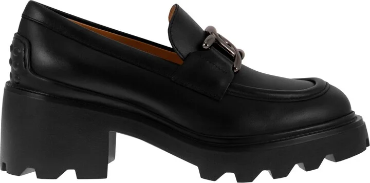 High Leather Loafer