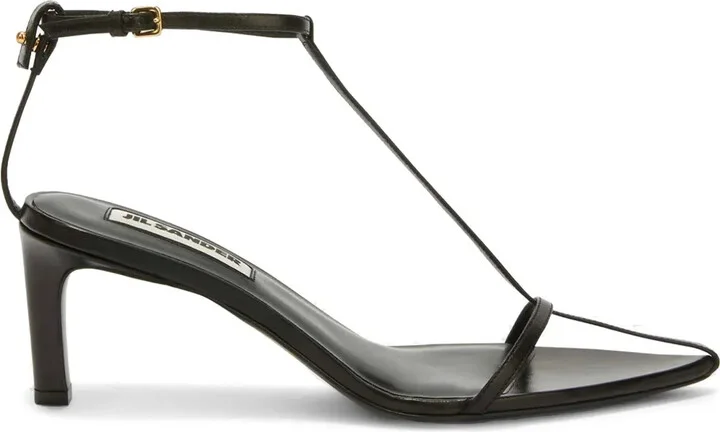 High Leather Sandals