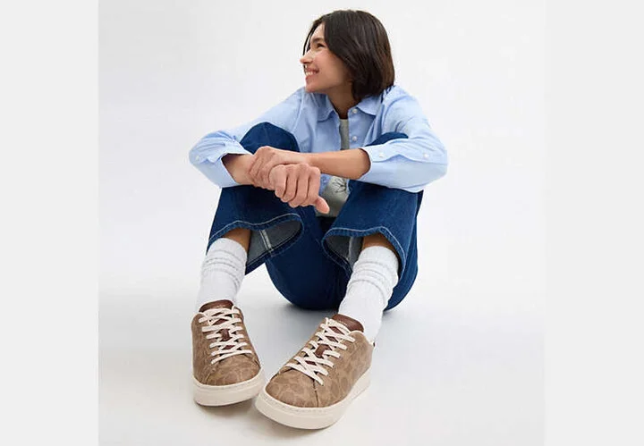 High Line Sneaker In Signature Canvas - Image 6