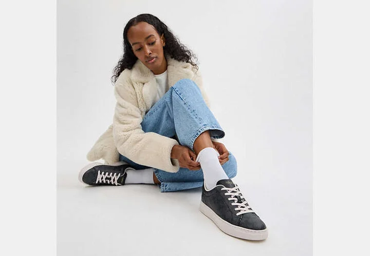 High Line Sneaker In Signature Canvas - Image 6