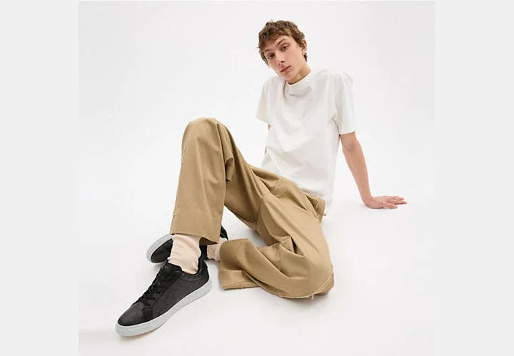 High Line Sneaker In Signature Canvas - Image 6