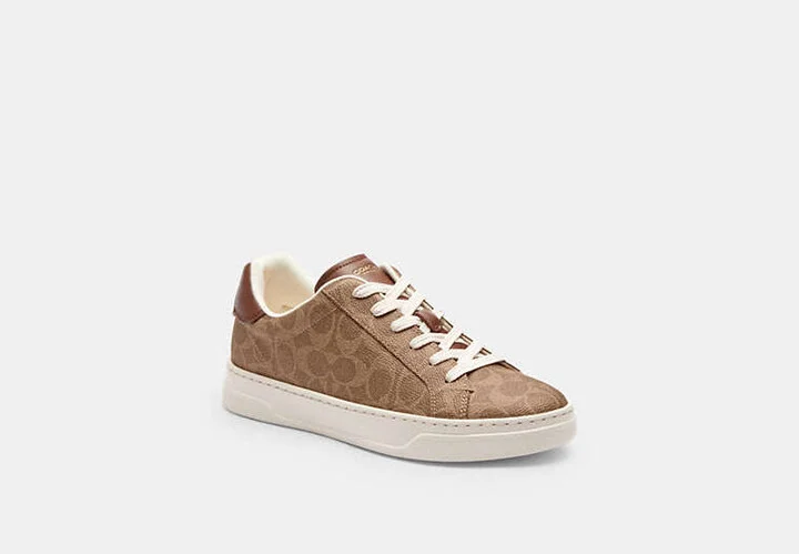 High Line Sneaker In Signature Canvas