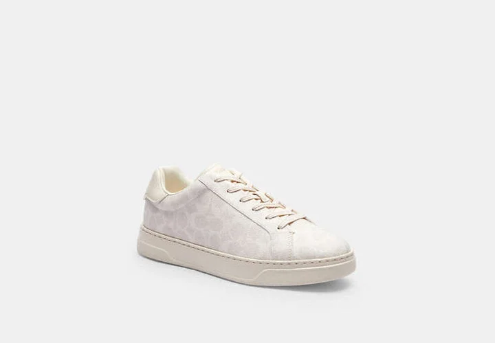 High Line Sneaker In Signature Canvas
