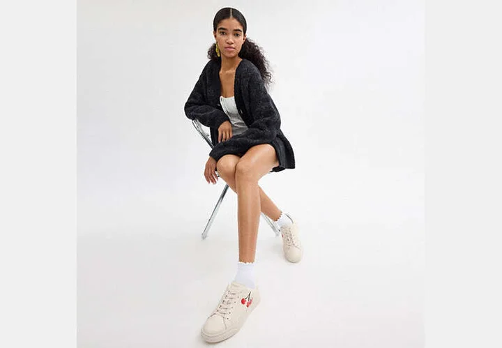 High Line Sneaker With Cherry Print - Image 6